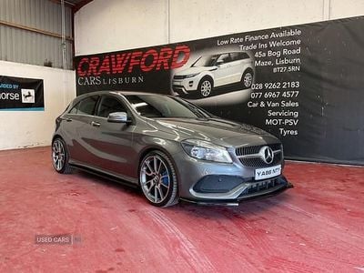 Used Mercedes A180 AMG line 109 HP (80 kW) 2017 Grey Hatchback