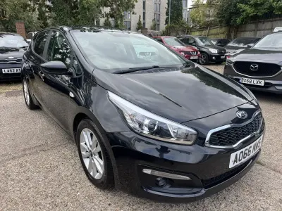 Used Kia Ceed 89 HP (65 kW) 2016 Black Hatchback