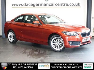 Used BMW 218 Comfort Edition 136 HP (100 kW) 2018 Orange Coupe