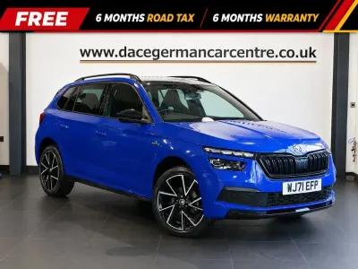 Used Skoda Kamiq Monte Carlo 110 HP (80 kW) 2022 Blue SUV