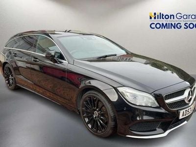 Used Mercedes CLS220 Shooting Brake AMG line 177 HP (130 kW) 2015 Black Estate
