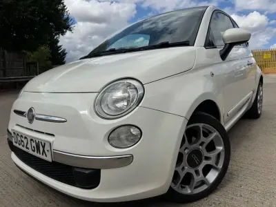 Used Fiat 500 Lounge 69 HP (50 kW) 2012 White Hatchback
