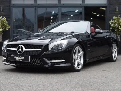 Käytetty Mercedes SL350 AMG 2014 Musta Avoauto