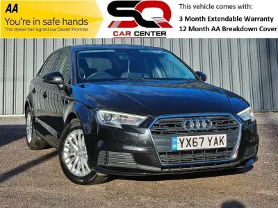 Usado Audi A3 Sportback 2017 Negro Utilitario