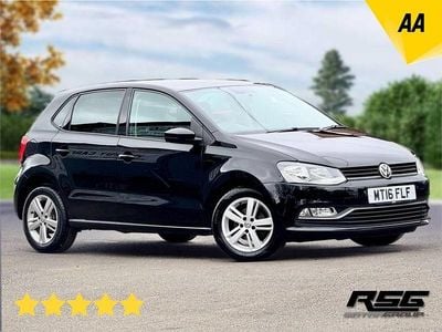 Used VW Polo Match 75 HP (55 kW) 2016 Black Hatchback