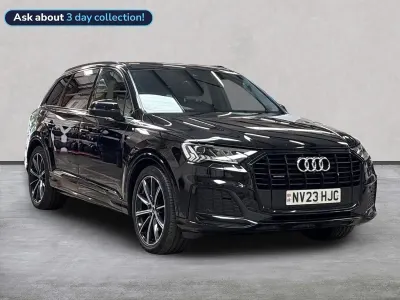 Used Audi Q7 Black Edition 286 HP (210 kW) 2023 Black SUV
