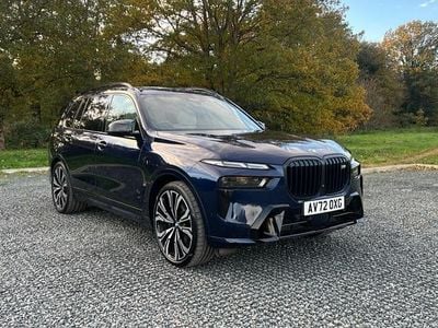 Blue Used 2022 BMW X7 M Sport SUV | £73,806 (Expensive)