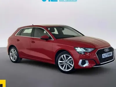 Used Audi A3 Sportback Sport 150 HP (110 kW) 2023 Red Hatchback