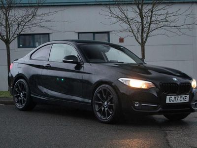 Black Used 2017 BMW 218 Sport Line Coupe | £6,595 (Fair price)