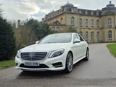 Used Mercedes S350L AMG line 254 HP (186 kW) 2015 White Sedan