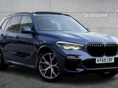 Used BMW X5 M Sport 261 HP (191 kW) 2019 Blue SUV