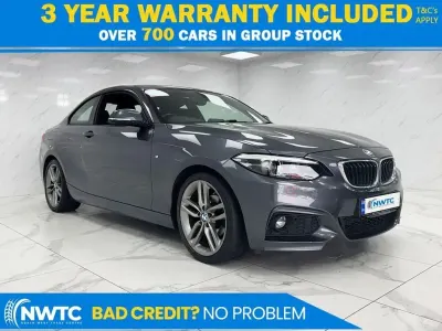 Begagnad BMW 218 M Sport 150 HK (110 kW) 2018 Grå Sportkupé