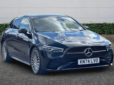 Used Mercedes CLA220 AMG Line Premium 190 HP (139 kW) 2024 Black Coupe