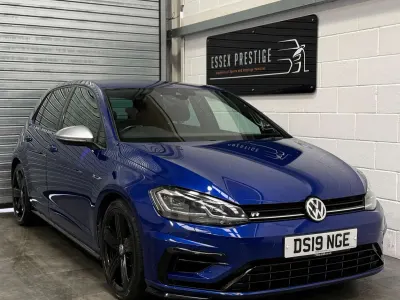 Used VW Golf VII R 2019 Blue Hatchback