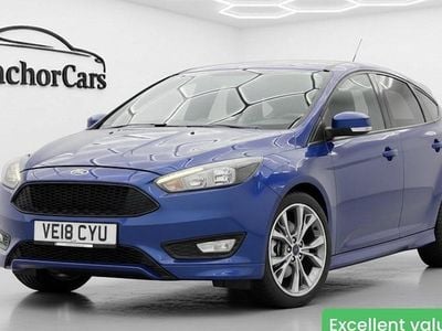 Used Ford Focus ST-Line 140 HP (102 kW) 2017 Blue Hatchback