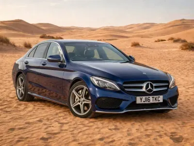 Używany Mercedes C220 AMG line 170 KM (125 kW) 2016 Niebieski Sedan/Limuzyna