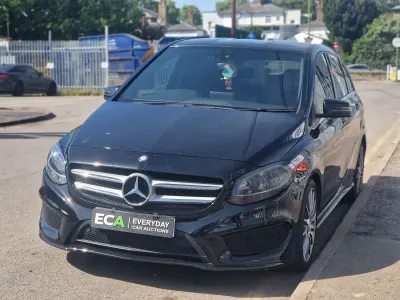 Usado Mercedes B200 AMG line 2017 Preto Monovolume
