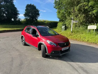 Used Peugeot 2008 GT-line 110 HP (80 kW) 2019 Red SUV