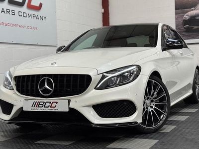 White Used 2017 Mercedes C250 AMG Line Premium Plus Sedan | £15,995 (Fair price)
