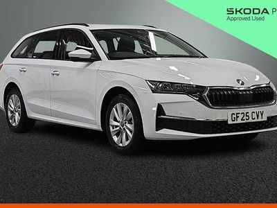 Used Skoda Octavia SE Technology 110 HP (80 kW) 2025 Moon white metallic Estate