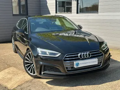 Used Audi A5 Sportback S-Line 190 HP (139 kW) 2019 Black Hatchback