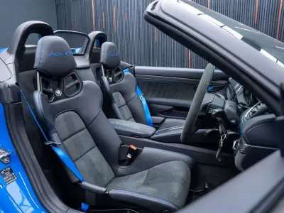 Used Porsche 718 Spyder 2025 Blue Cabriolet