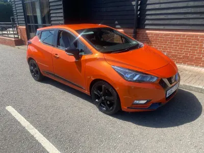 Used Nissan Micra Acenta 90 HP (66 kW) 2017 Orange Hatchback