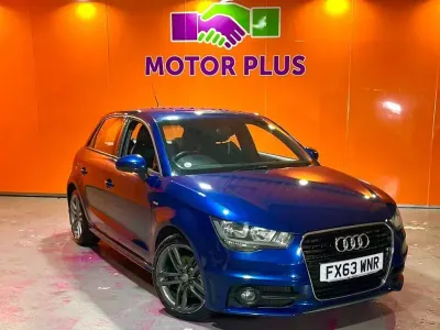Begagnad Audi A1 Sportback S-Line 105 HK (77 kW) 2013 Blå Halvkombi