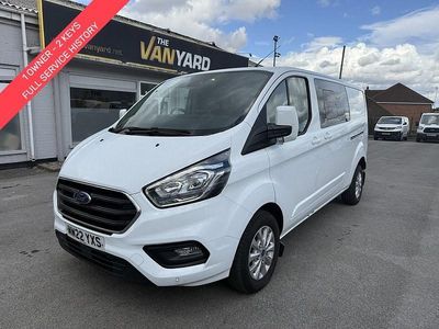 Frozen white (solid colour) Used 2022 Ford Transit Custom Limited Van | £16,999 (Expensive)
