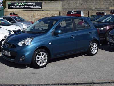 Used Nissan Micra Acenta 80 HP (58 kW) 2014 Blue Hatchback