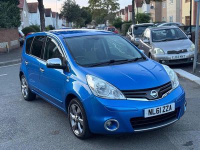 Used Nissan Note N-TEC 88 HP (64 kW) 2011 Blue Hatchback