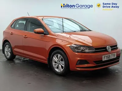 Used VW Polo SE 80 HP (58 kW) 2019 Orange Hatchback