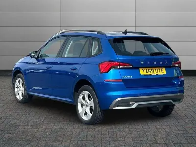 Used Skoda Kamiq SE 113 HP (83 kW) 2020 Race blue metallic SUV