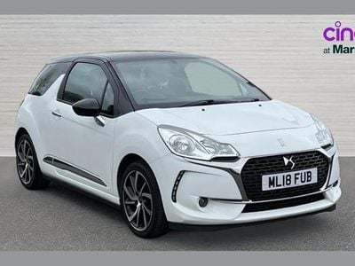 Used DS Automobiles DS3 Connected Chic 80 HP (58 kW) 2018 White Hatchback