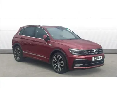 Used VW Tiguan R-line 147 HP (108 kW) 2018 Red SUV