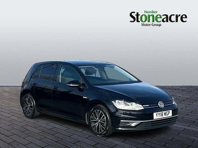 Used VW Golf VII SE 130 HP (95 kW) 2018 Black Hatchback