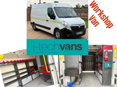 Used Vauxhall Movano 2018 White MPV