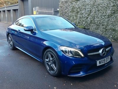 Blue Used 2019 Mercedes C200 AMG Line Premium Coupe | £17,498 (Fair price)