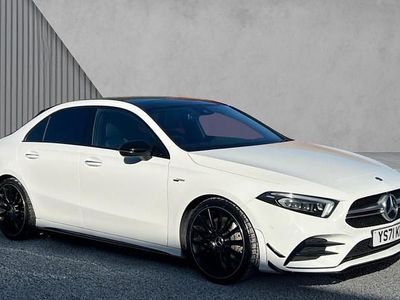 Used Mercedes A35 AMG Premium Plus 306 HP (225 kW) 2021 Polar white Sedan