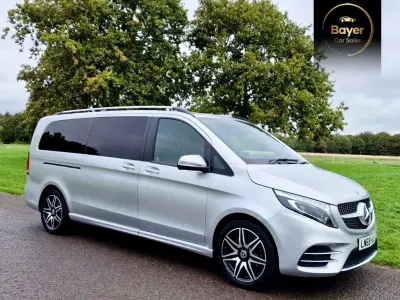 Used Mercedes V300 AMG line 239 HP (175 kW) 2019 Silver MPV