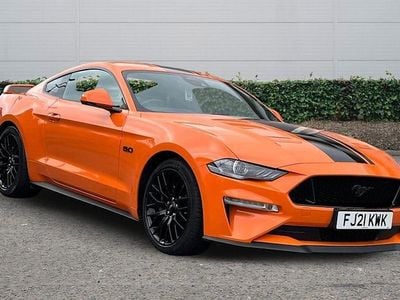 Used Ford Mustang GT 450 HP (330 kW) 2021 Orange Coupe