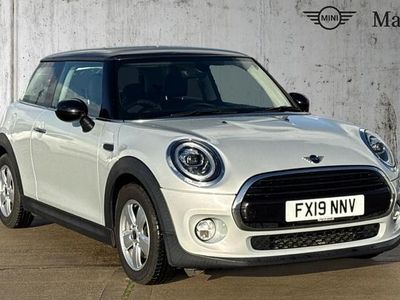 White silver Used 2019 Mini Cooper Hatchback | £11,682 (Good price)
