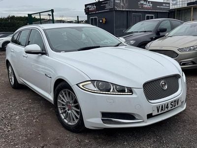 Used Jaguar XF 2014 White Estate