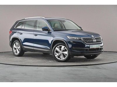 Petrol blue metallic Used 2019 Skoda Kodiaq SUV | £23,136 (Fair price)