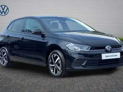 Used VW Polo Match 95 HP (69 kW) 2025 Black Hatchback