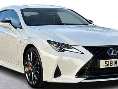 Used Lexus RC300h Sport Line 2019 White Coupe