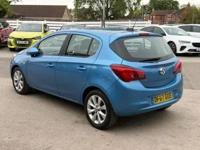 Used Vauxhall Corsa 90 HP (66 kW) 2017 Blue Hatchback