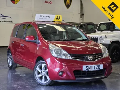 Używany Nissan Note N-TEC 110 KM (80 kW) 2011 Czerwony Hatchback
