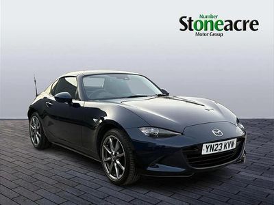 Used Mazda MX5 Exclusive-Line 129 HP (94 kW) 2023 Blue Cabriolet