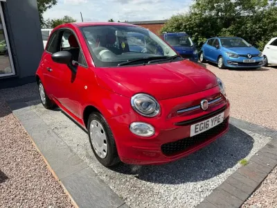 Used Fiat 500 Pop 69 HP (50 kW) 2016 Red Hatchback